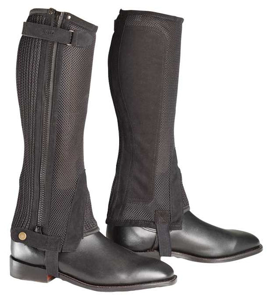 Jodz Airmesh Chapettes Black - Aitken's Saddlery