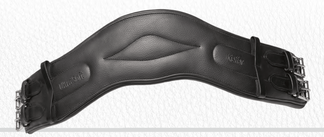 Kieffer Ultrasoft Anatomic Leather Girth Black - Aitken's Saddlery