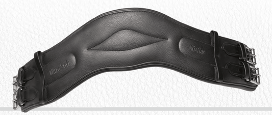 Kieffer Ultrasoft Anatomic Leather Girth Black - Aitken's Saddlery