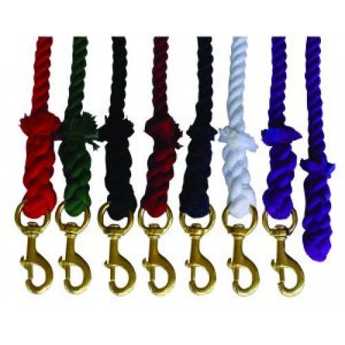 Lead Cotton Brass Snap 8 Foot - Aitken's Saddlery