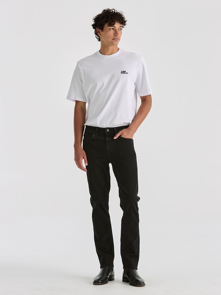 Lee Originals L100 Slim Soft Black Mens Jeans - Aitken's Saddlery
