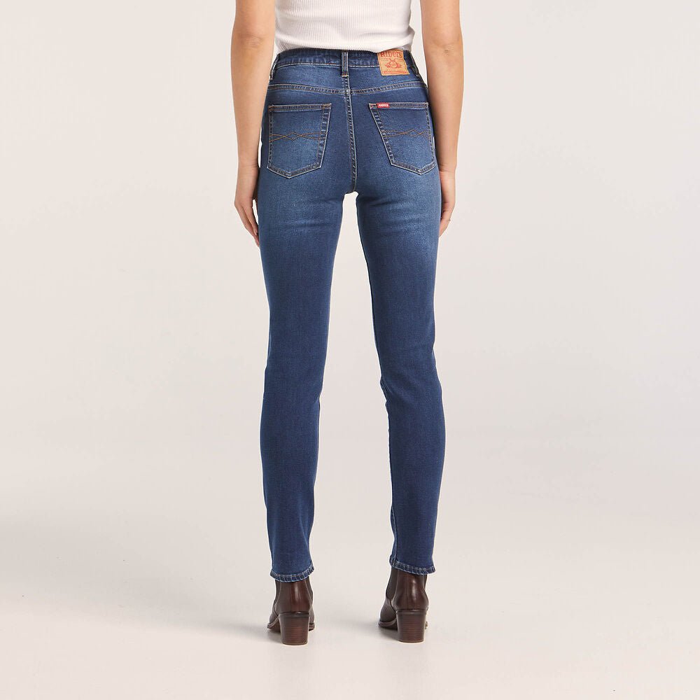 Lee Riders Classic High Slim Ladies Jeans True Indigo - Aitken's Saddlery