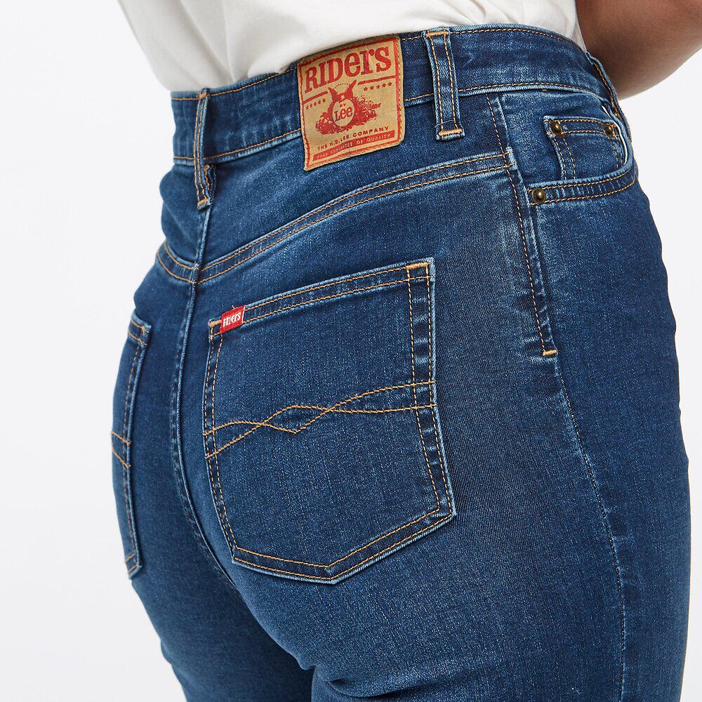 Lee Riders Classic High Slim Ladies Jeans True Indigo - Aitken's Saddlery