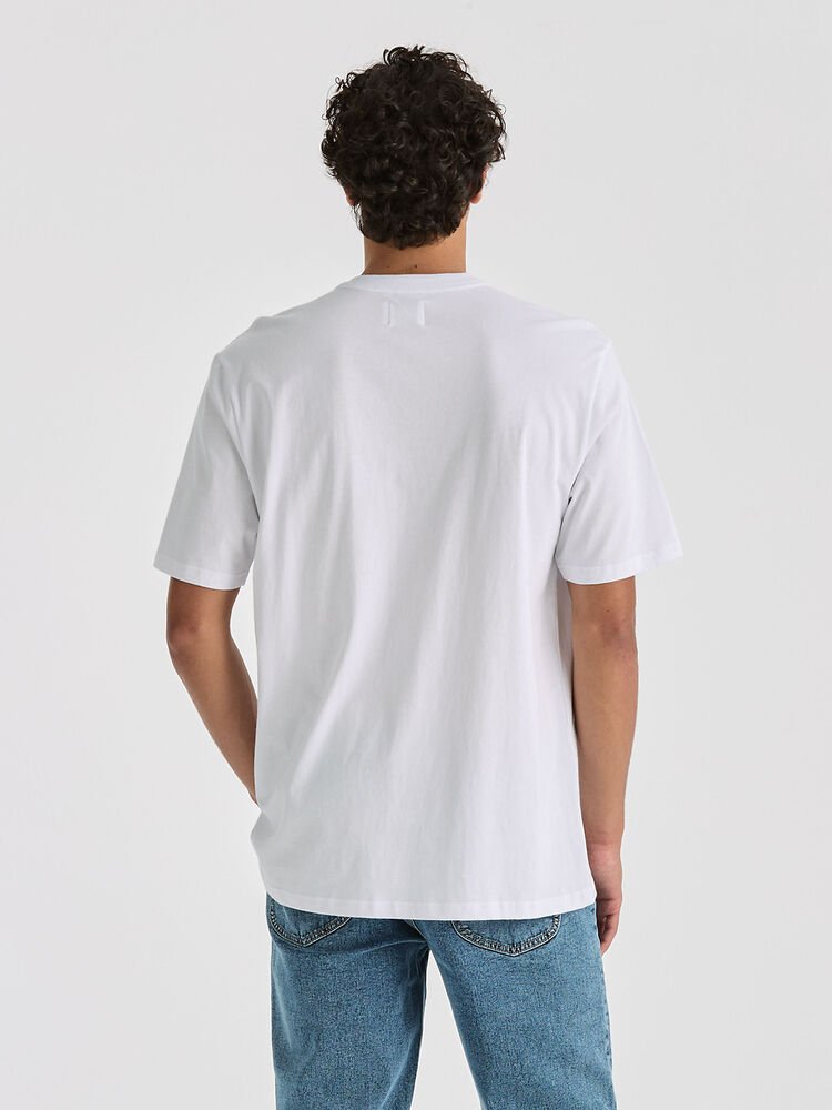 Lee Riders Relaxed Original Mens Tee White - Aitken's Saddlery