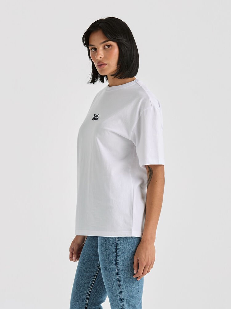 Lee Riders Relaxed Original Womens Tee White - Aitken's Saddlery