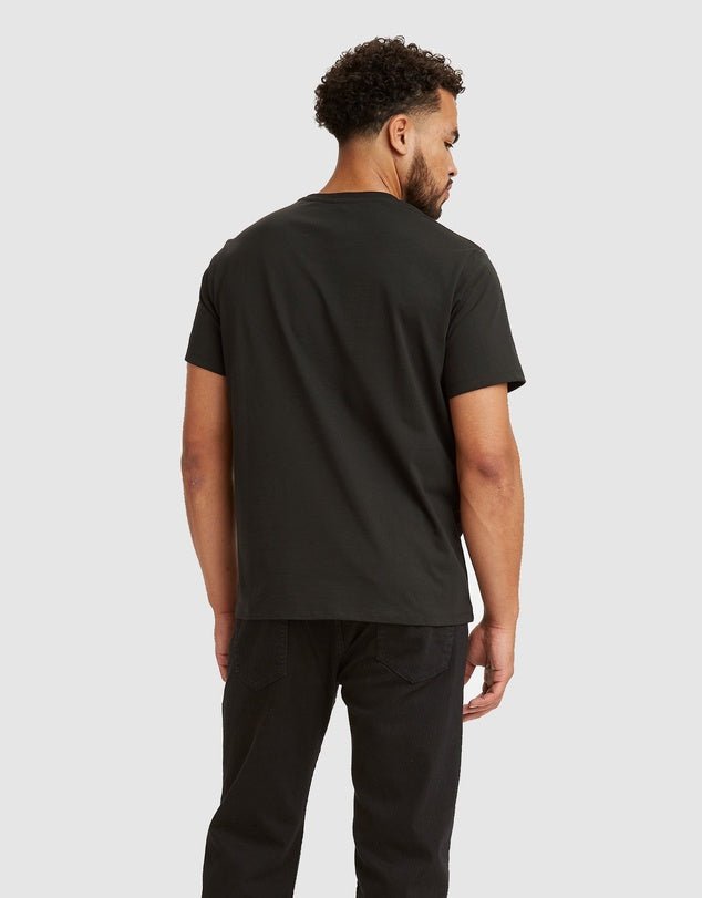 LEVI'S Men's Graphic Set-In Neck T-Shirt Housemark Black - Aitken's Saddlery