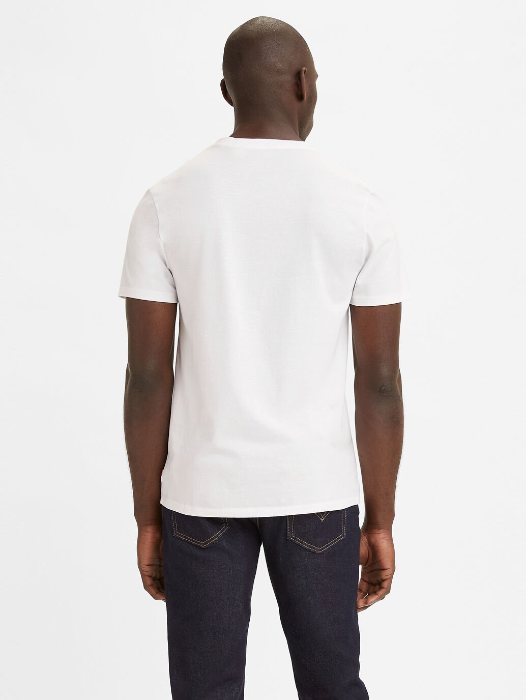 LEVI'S Men's Graphic Set-In Neck T-Shirt Housemark White - Aitken's Saddlery