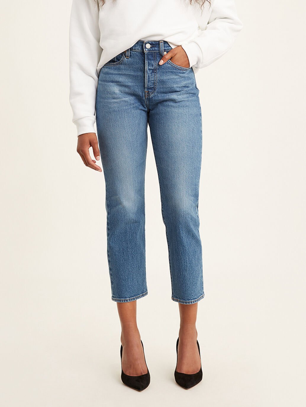 LEVI'S Women's Wedgie Straight Jeans Jazz Jive Sound - Aitken's Saddlery