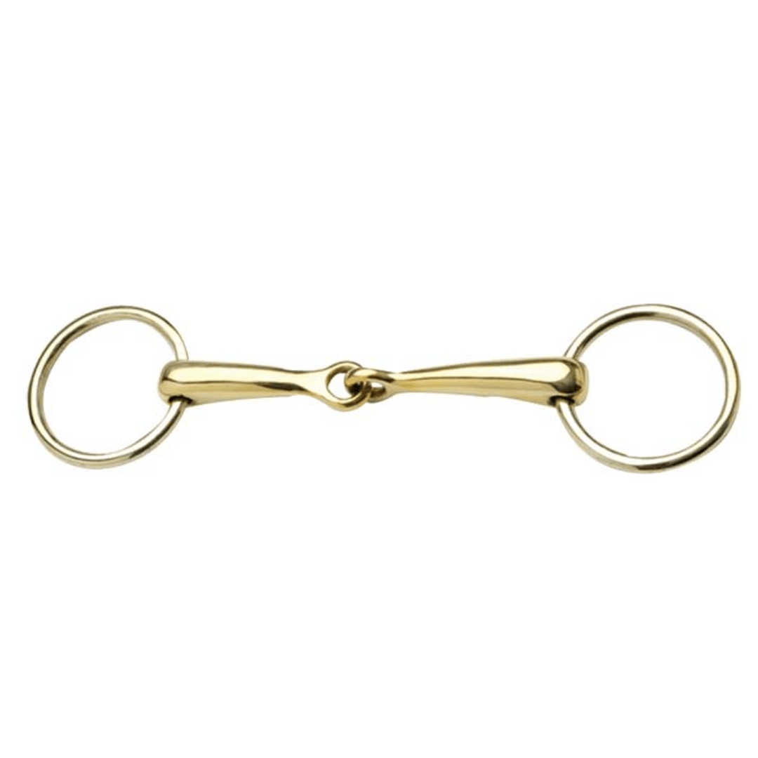 Loose Ring Gold Bradoon - Aitken's Saddlery