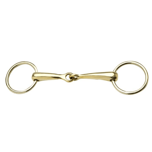 Loose Ring Gold Bradoon - Aitken's Saddlery
