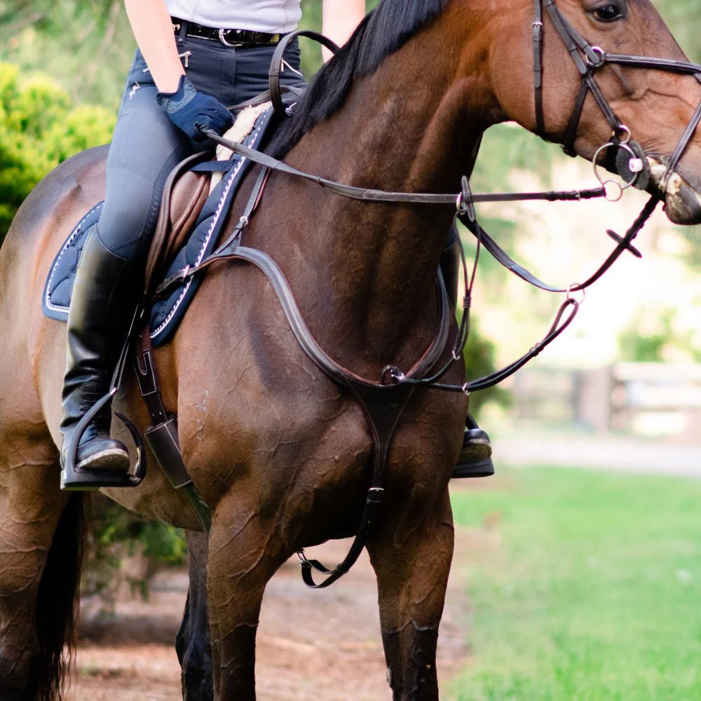 Lumiere Anka Leather Breastplate - Aitken's Saddlery