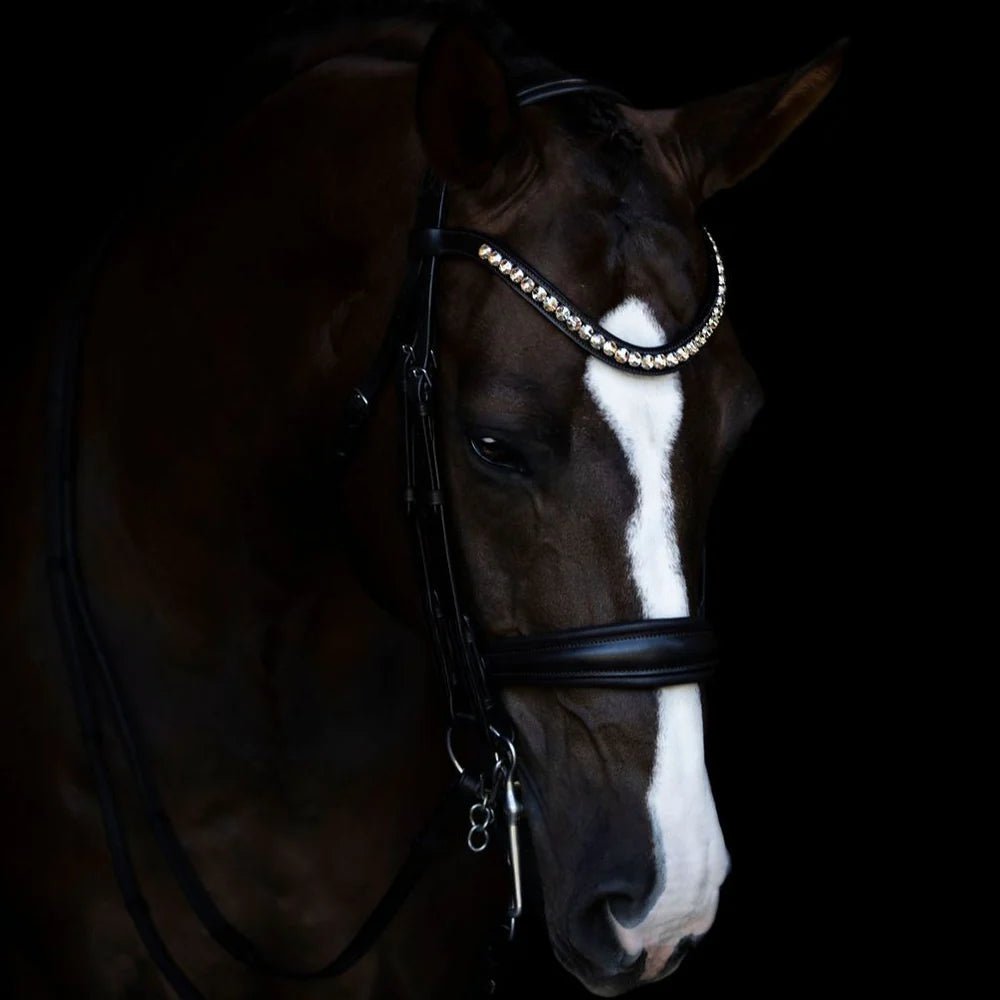 Lumiere Athens Luxury Double Leather Bridle - Aitken's Saddlery
