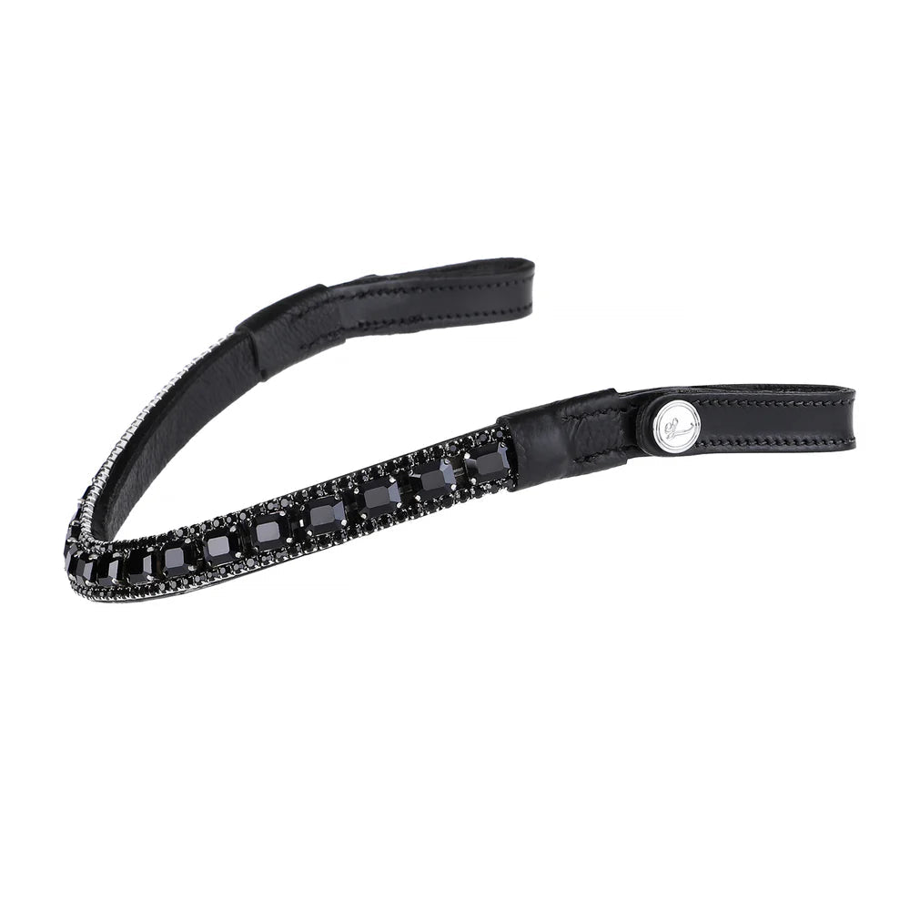 Lumiere Onyx Crystal Browband - Aitken's Saddlery