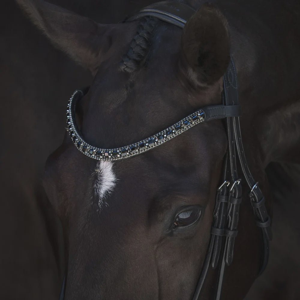 Lumiere Onyx Crystal Browband - Aitken's Saddlery