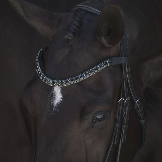 Lumiere Onyx Crystal Browband - Aitken's Saddlery