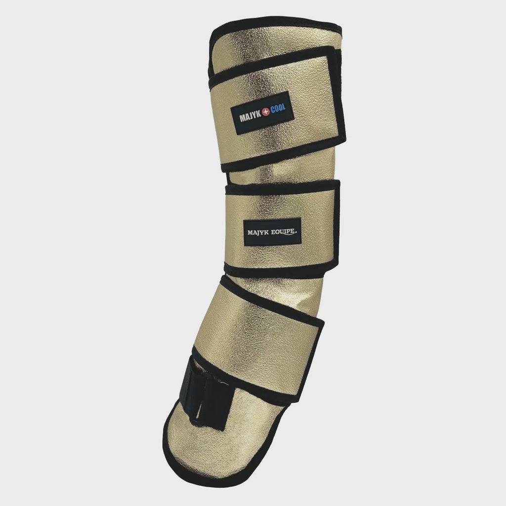 Majyk Equipe Cool Gel Ice Boots Gold - Aitken's Saddlery
