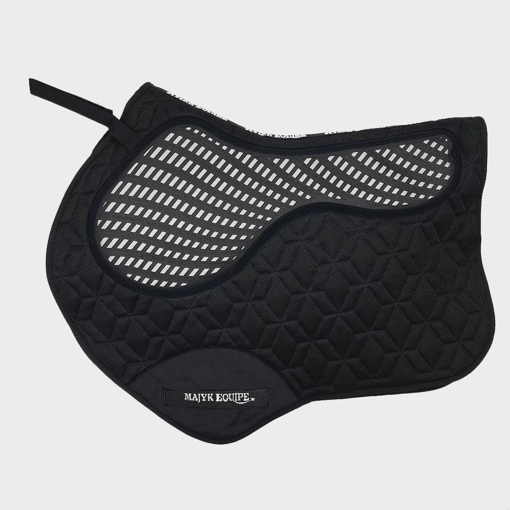 Majyk Equipe Jump Pad Non Slip Cool Mesh Black - Aitken's Saddlery