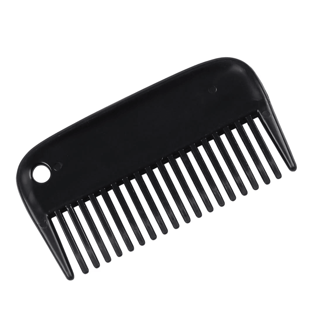 Mane Comb Short Black - Aitken's Saddlery