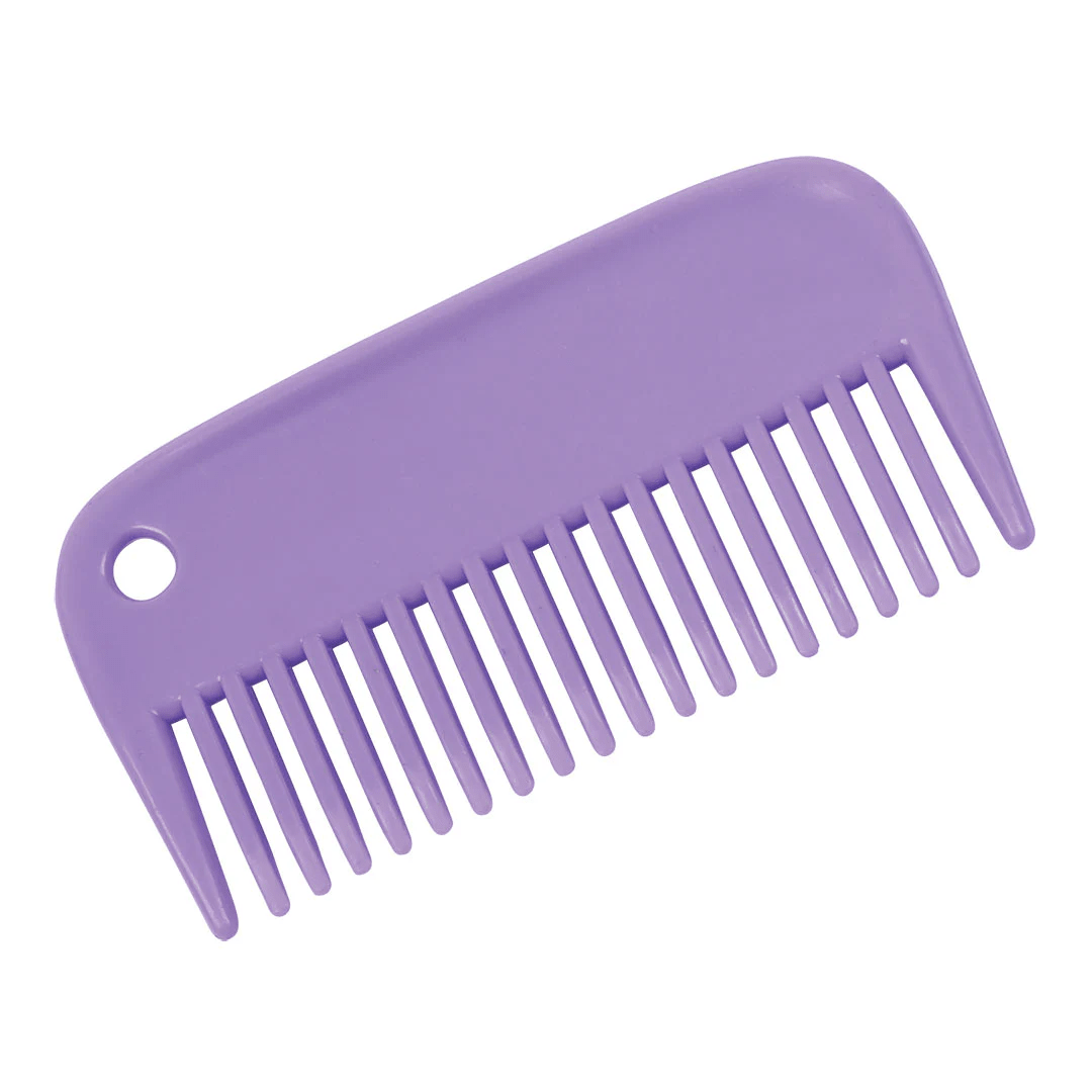 Mane Comb Short Purple - Aitken's Saddlery