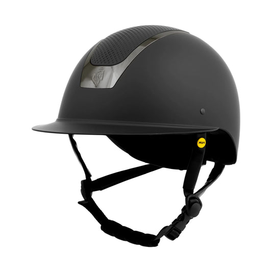 Equinavia Crown Mips Helmet Black with Gunmetal Grey