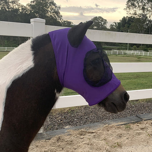Piccolo Lycra Pull On Fly Mask Miniature - Aitken's Saddlery
