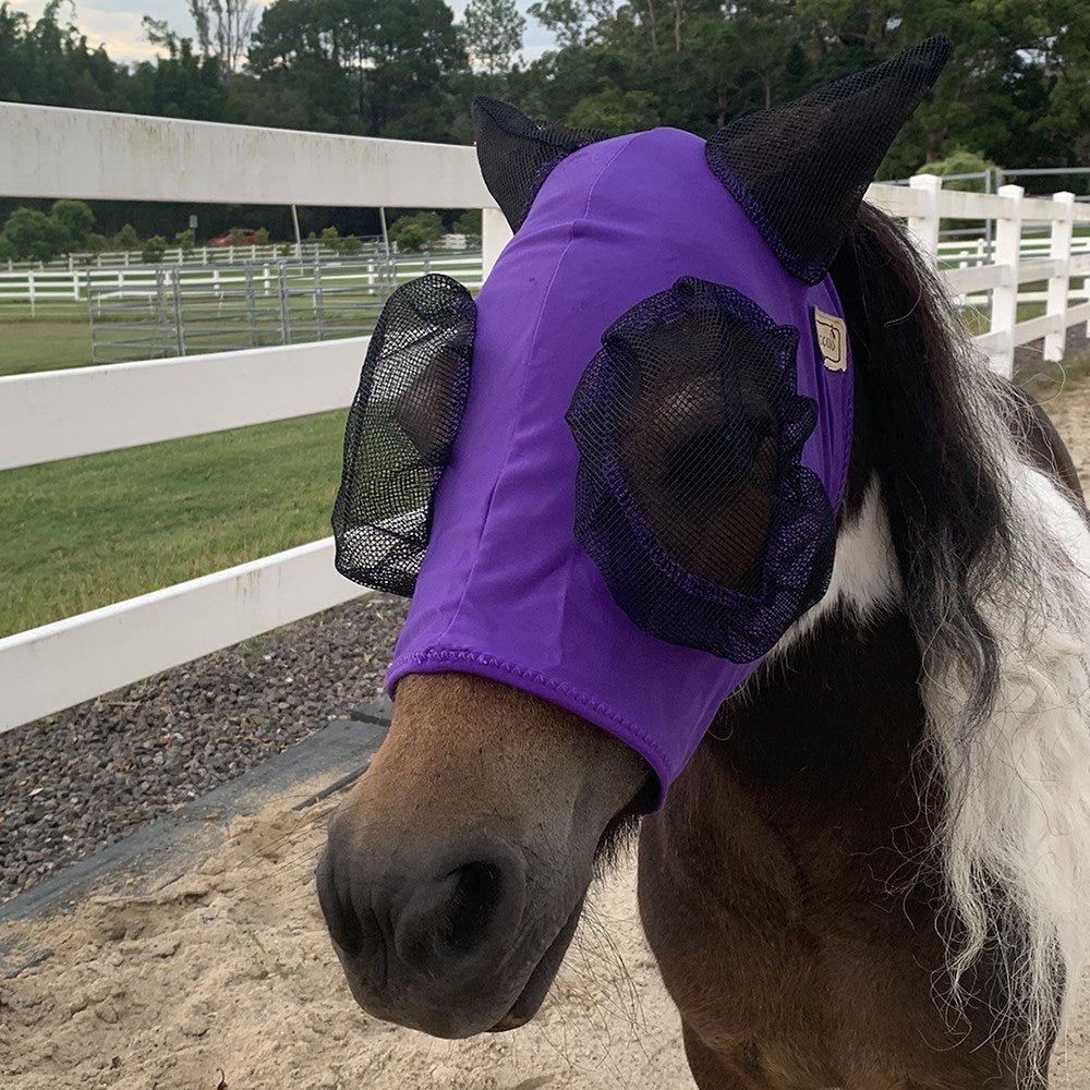 Piccolo Lycra Pull On Fly Mask Miniature - Aitken's Saddlery