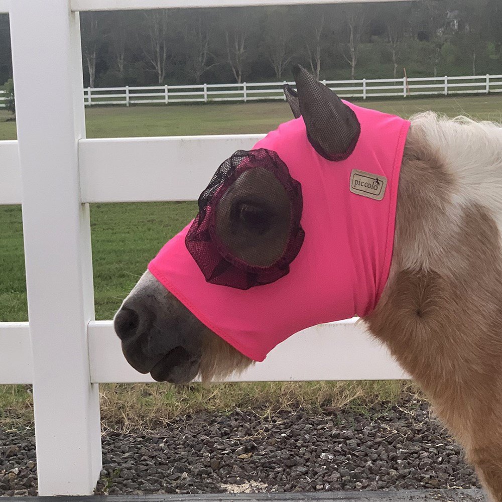 Piccolo Lycra Pull On Fly Mask Miniature - Aitken's Saddlery