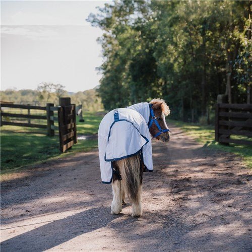 Piccolo Mini Mesh Summer Combo White - Aitken's Saddlery