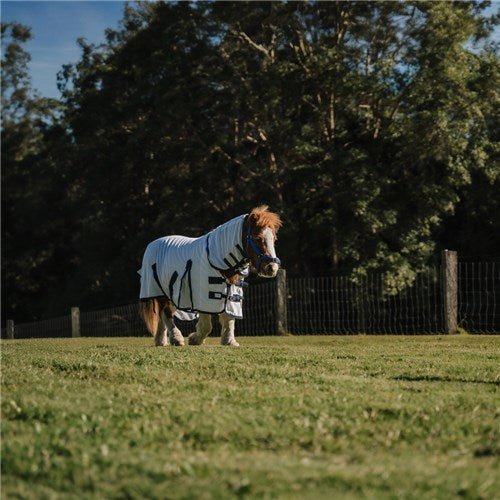 Piccolo Mini Mesh Summer Combo White - Aitken's Saddlery