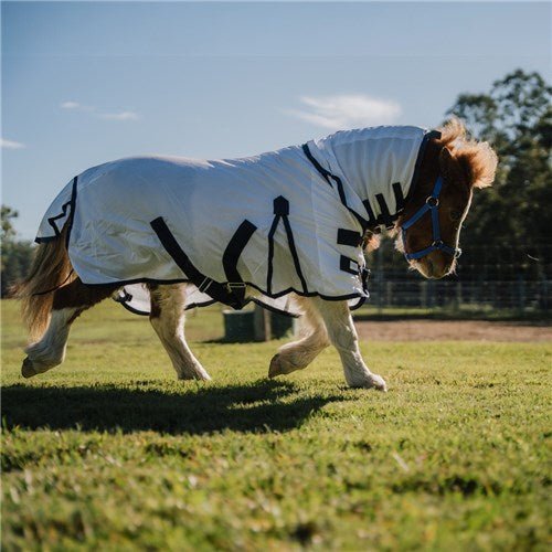 Piccolo Mini Mesh Summer Combo White - Aitken's Saddlery