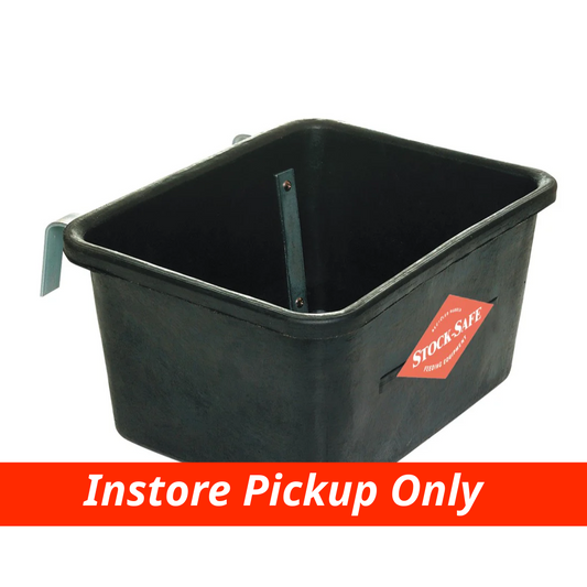 Stock Safe Fence Feeder Black