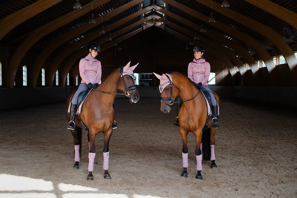 Equestrian Stockholm Polo Bandages Pink Crystal