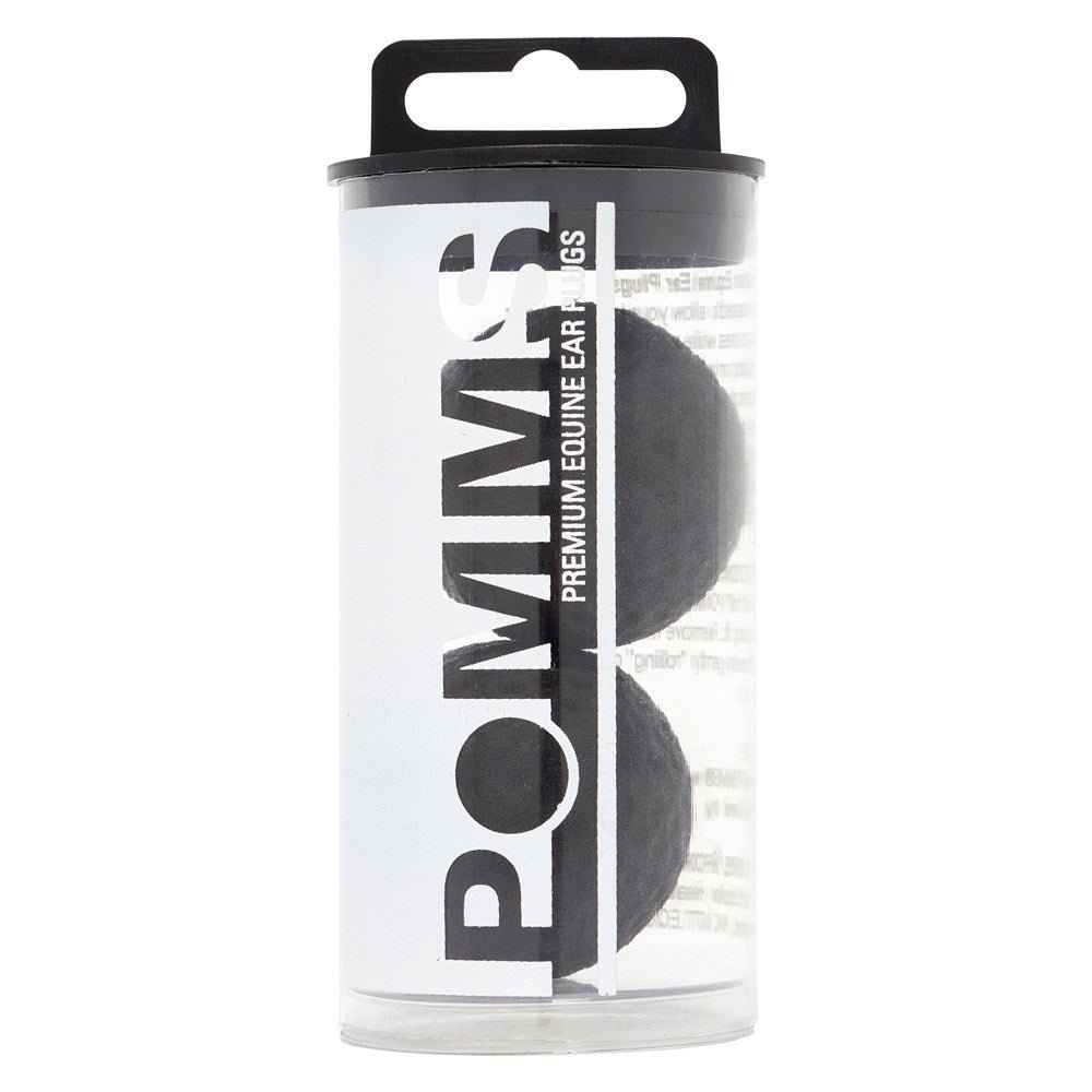 Pomms Premium Equine Ear Plugs Black - Aitken's Saddlery