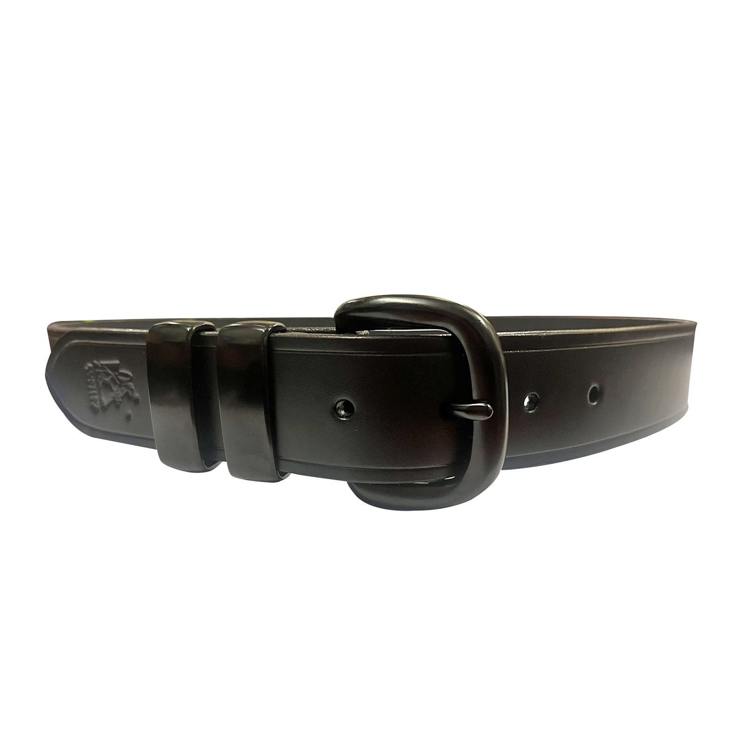 Porter 1.5 Italian Black Leather Belt with Black Buckle - Aitken's Saddlery