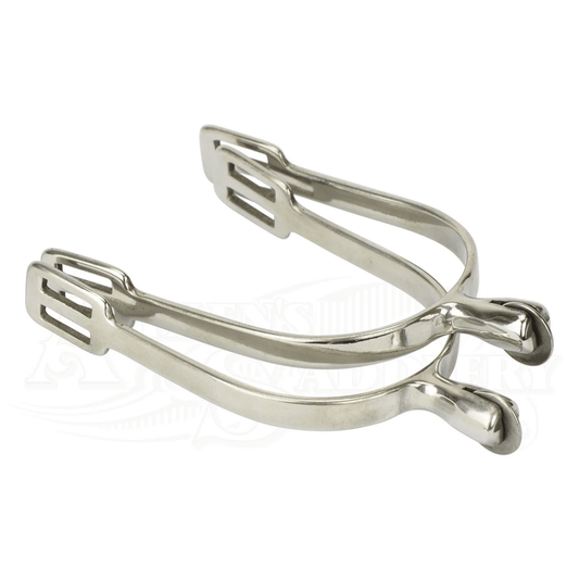 Prince of Wales Spurs with Plain Rowells 25mm - Aitken's Saddlery