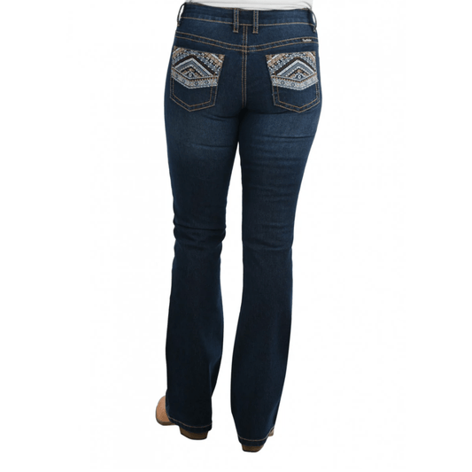 Pure Western Martina Bootcut Ladies Jean Darkest Night - Aitken's Saddlery