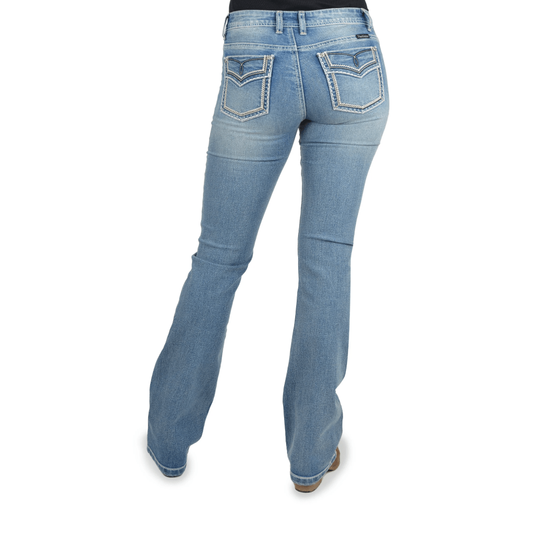 Pure Western Veronica Bootcut Ladies Jean Moonshine - Aitken's Saddlery