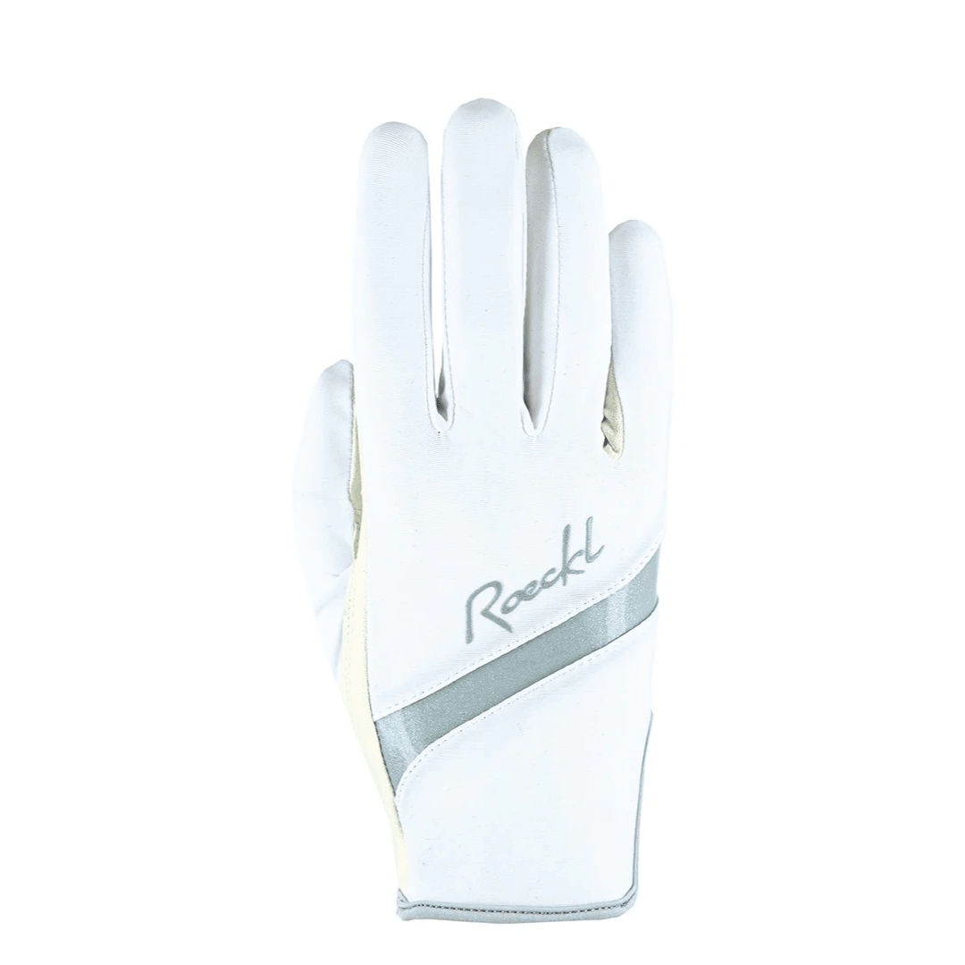 Roeckl Lorraine White Gloves - Aitken's Saddlery