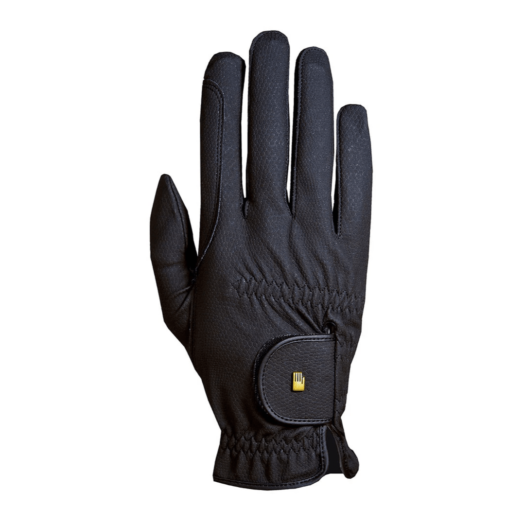 Roeckl Roeck-Grip Junior Gloves Black - Aitken's Saddlery