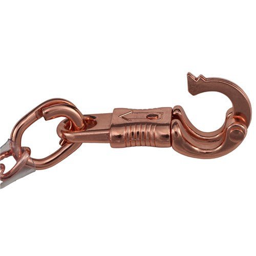 Safety Trailer Tie Rose Gold 91cm Plastic Covered - Aitken's Saddlery