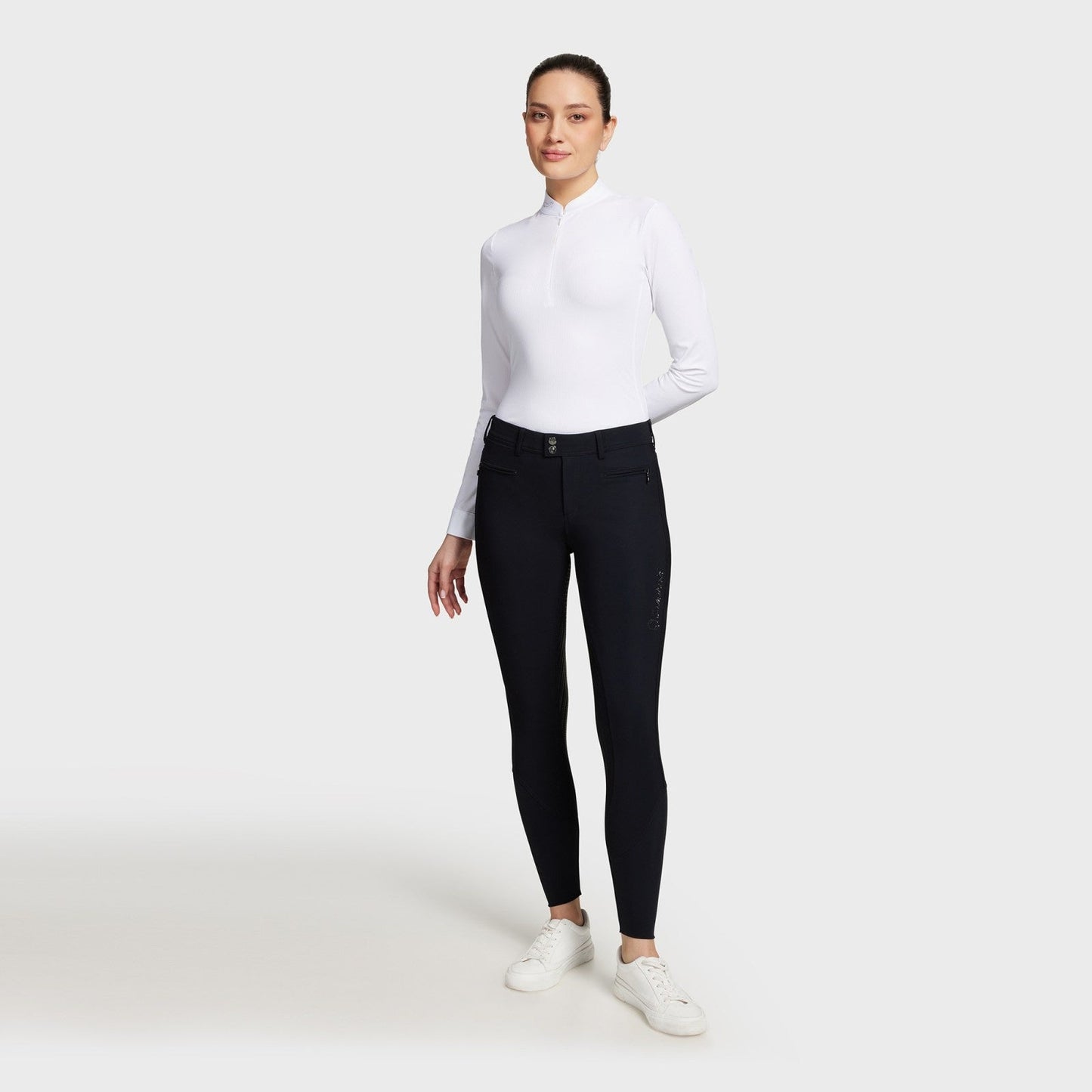 Samshield Dianne Silicone Full Seat Breeches Black - Aitken's Saddlery