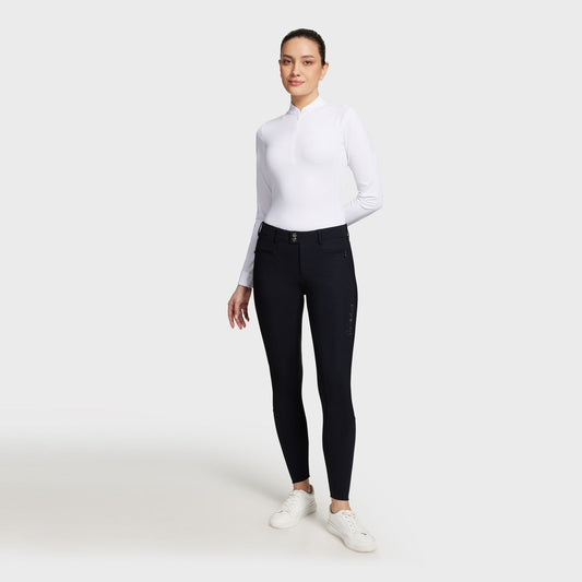 Samshield Dianne Silicone Full Seat Breeches Black - Aitken's Saddlery
