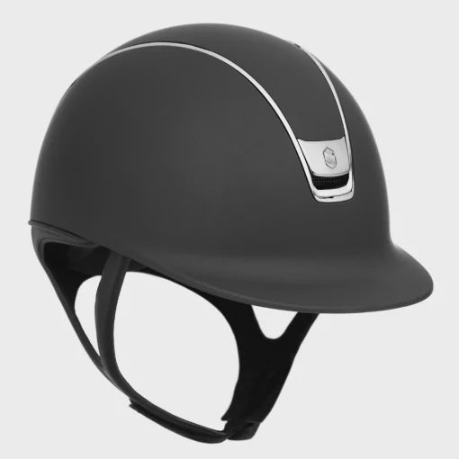 Samshield Shadowmatt V2 Helmet Black with Black Chrome - Aitken's Saddlery