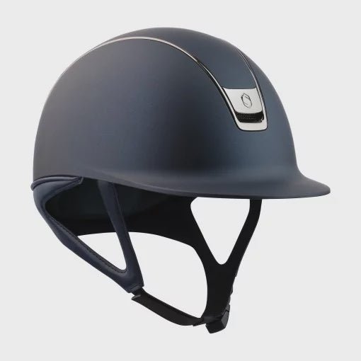 Samshield Shadowmatt V2 Helmet Navy with Black Chrome - Aitken's Saddlery