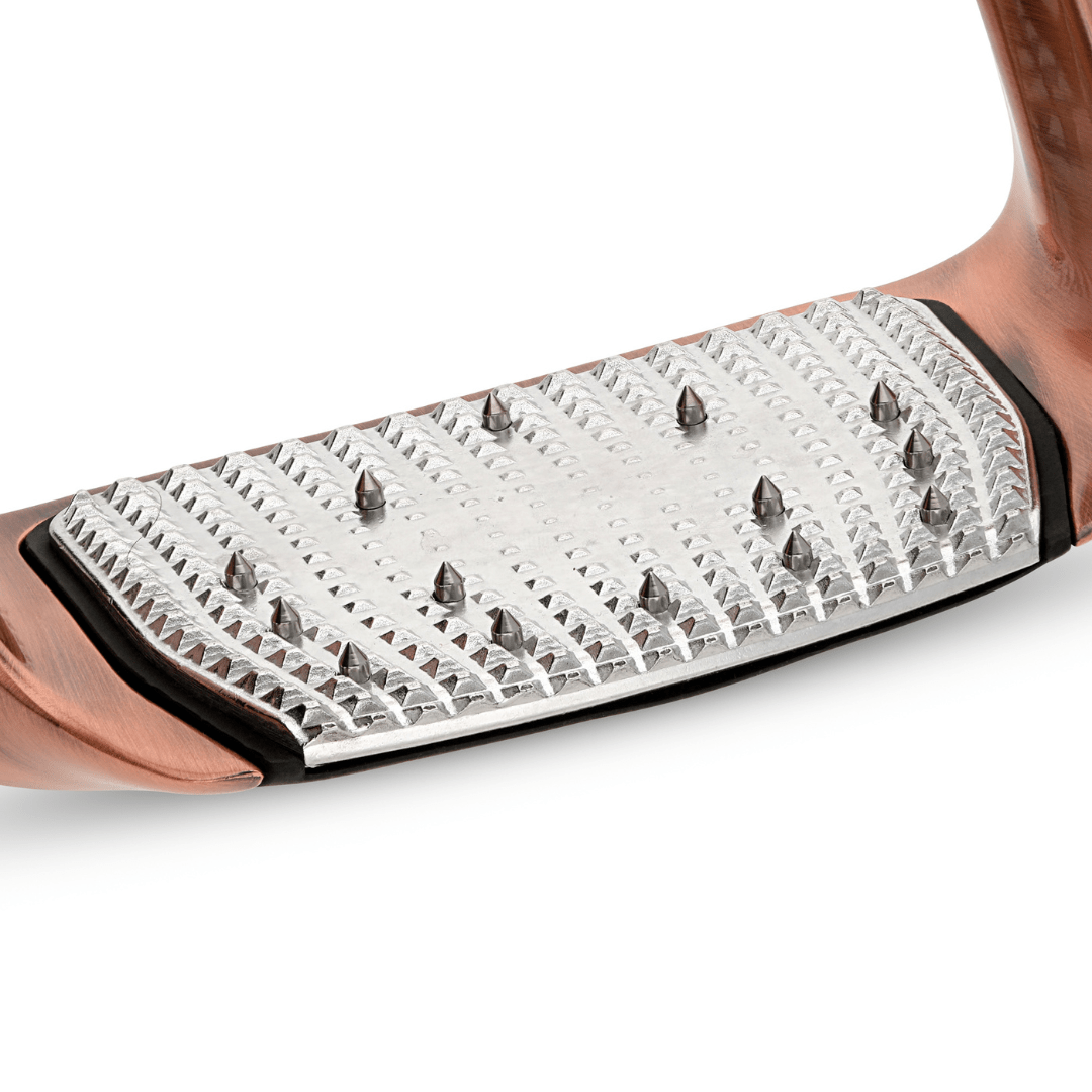 Samshield Shield'Rup Pink Gold Stirrups - Aitken's Saddlery
