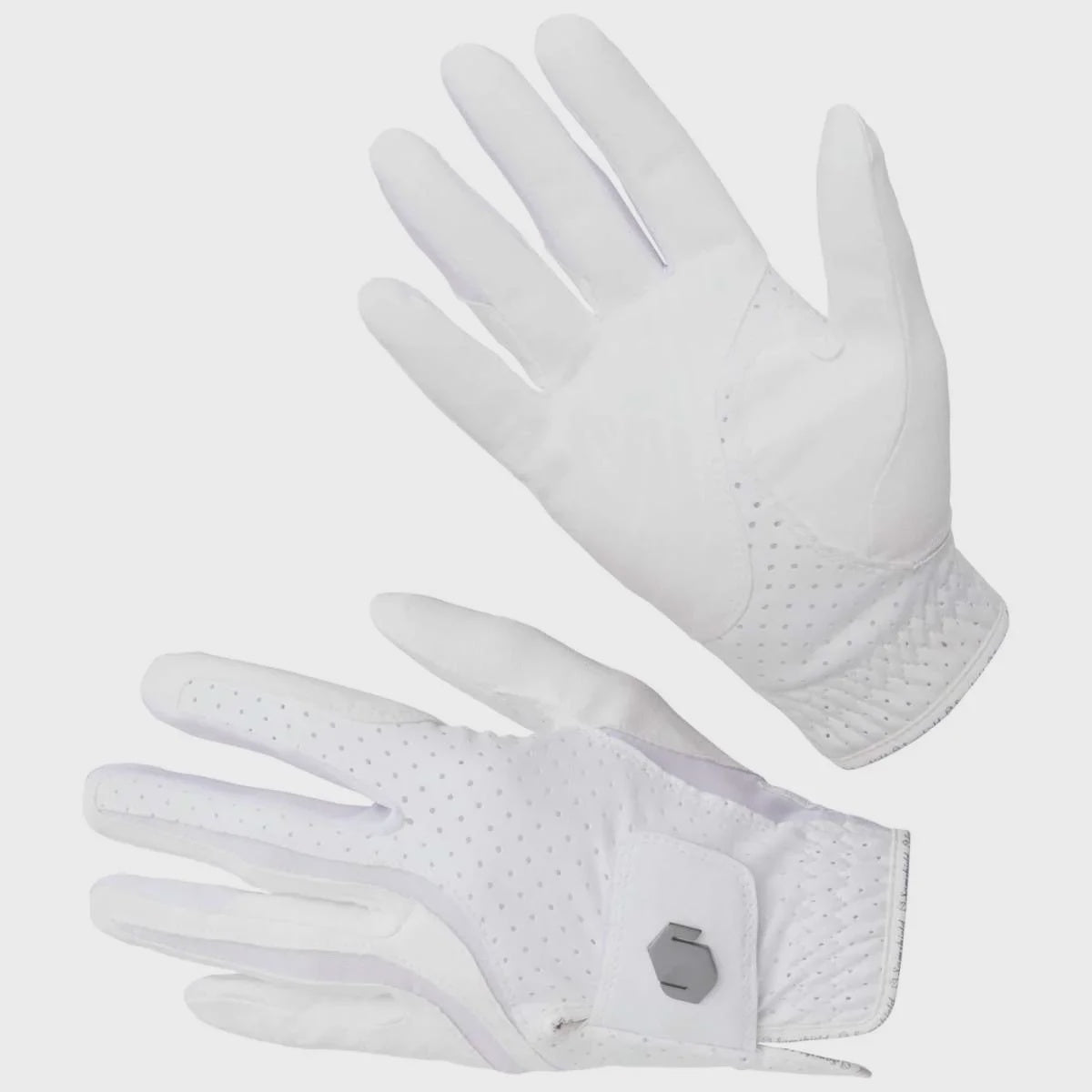 Samshield VSkin Blazon Gloves White with Black Chrome - Aitken's Saddlery