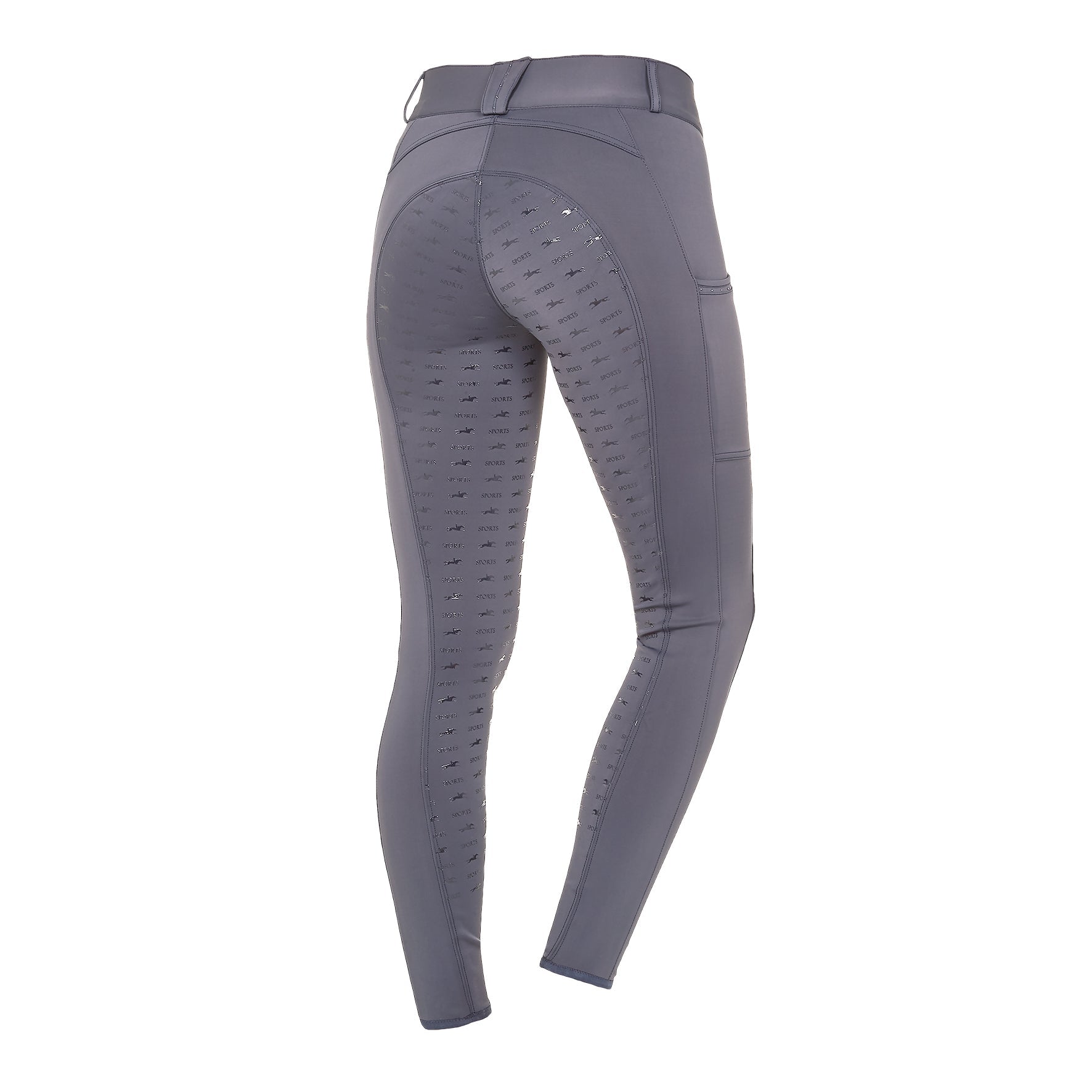 Schockemohle Carla FS Breeches Slate Grey - Aitken's Saddlery