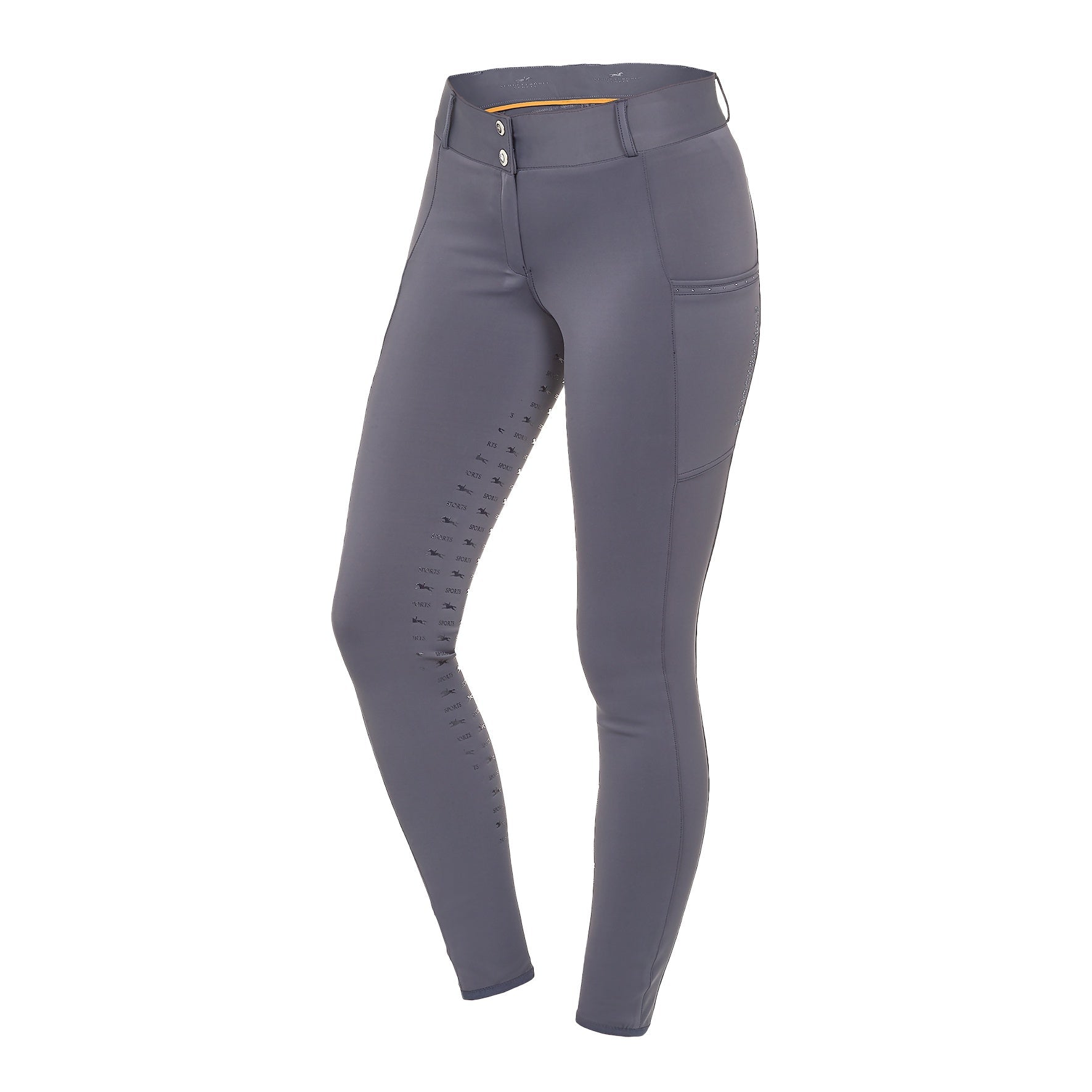 Schockemohle Carla FS Breeches Slate Grey - Aitken's Saddlery
