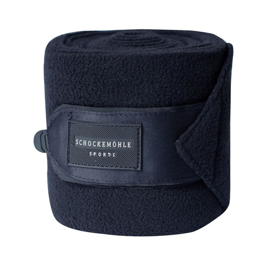 Schockemohle Fleece Bandages Midnight Blue - Aitken's Saddlery