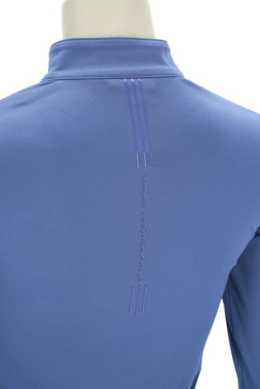 Schockemohle Page SP Riding Shirt Luxury Blue - Aitken's Saddlery
